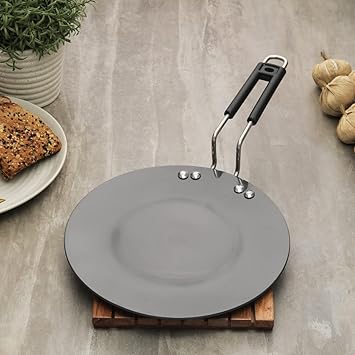 Anokha Hard Anodized Aluminium Roti Tawa - Black