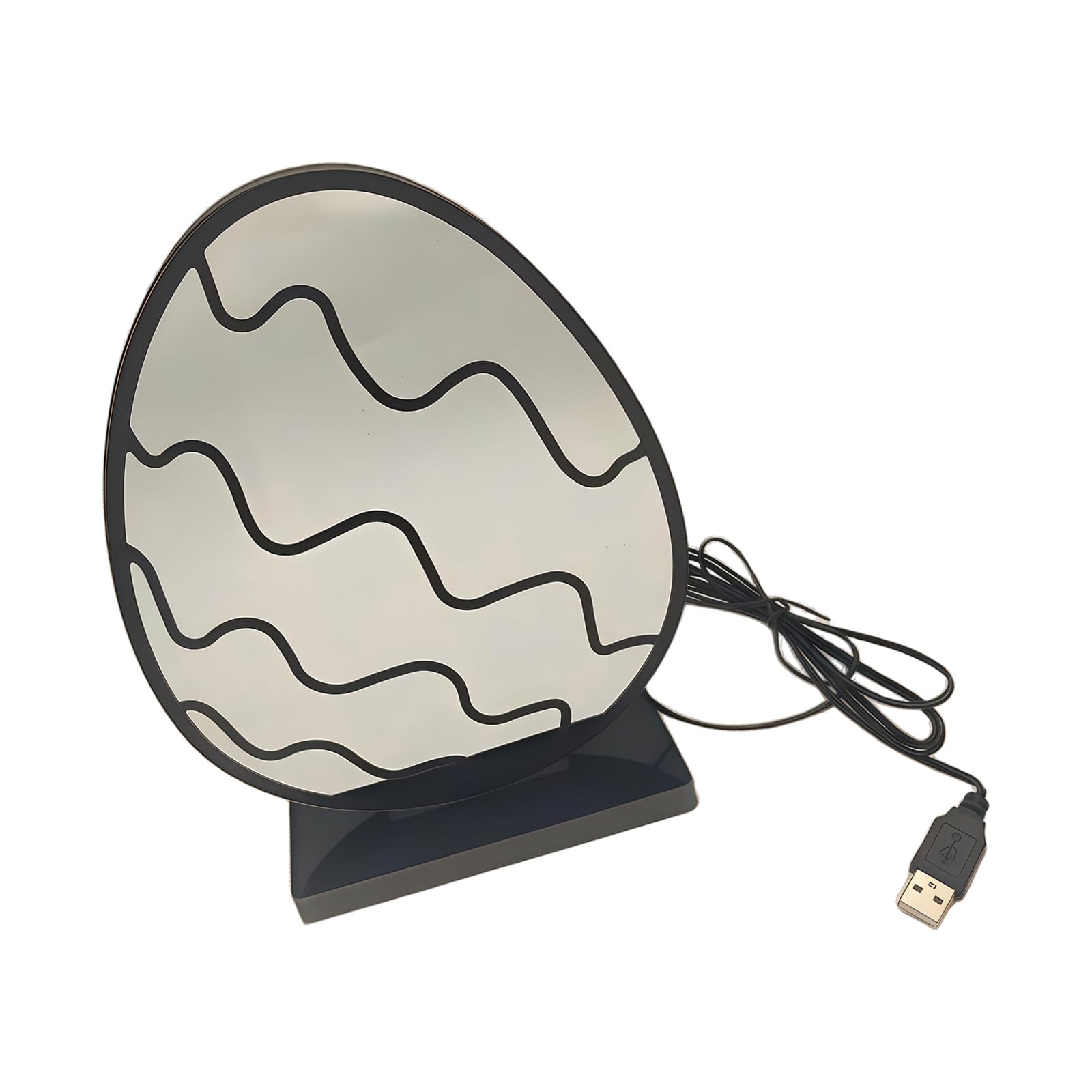 Elnwnnkc LED Festival Light Eggs Shape Decorative Light PVC Texture Suitable for Easter Day Celebrations Desktop Home Decors Holiday LED Tunnel Lamp
