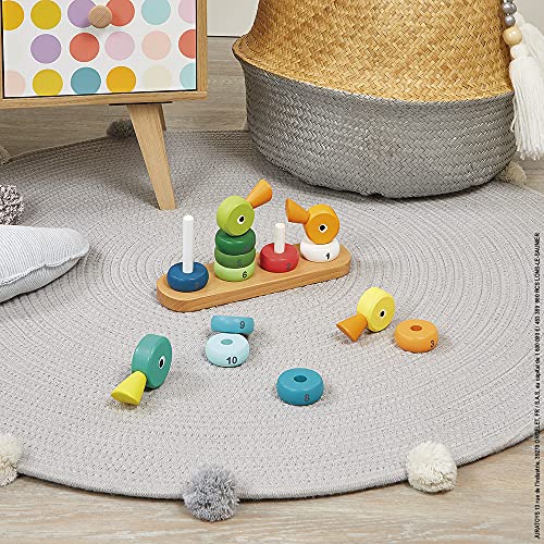 Janod Zigolos Duck Family Stacking Toy – Ages 1+ - J08212 #TOP4