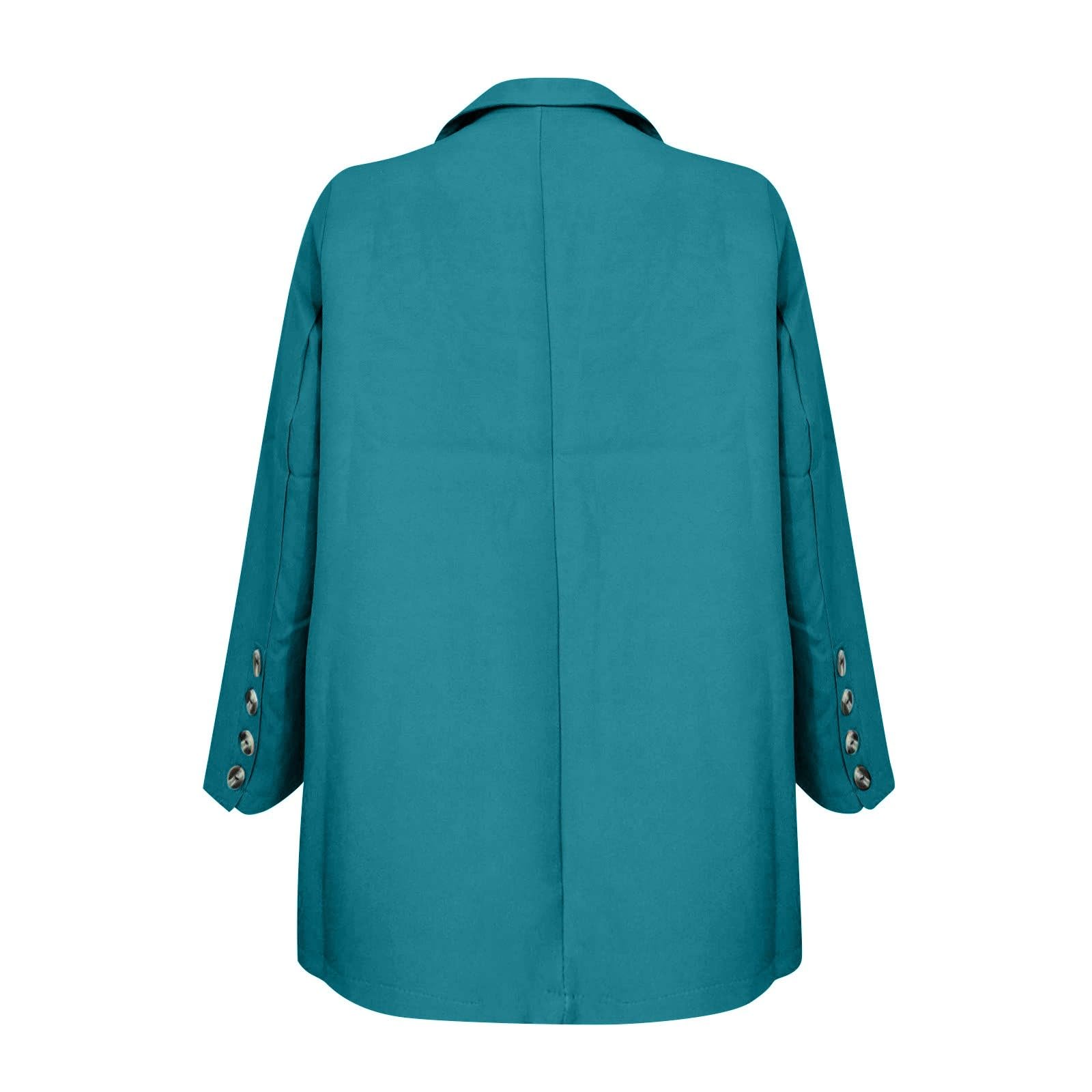 Tailleur Femme Ensemble Pantalon 2 Pièces Chic et Elegant Couleur Unie Slim Fit Blazer Veste Travail Décontracté Bureau Blazer Formelle