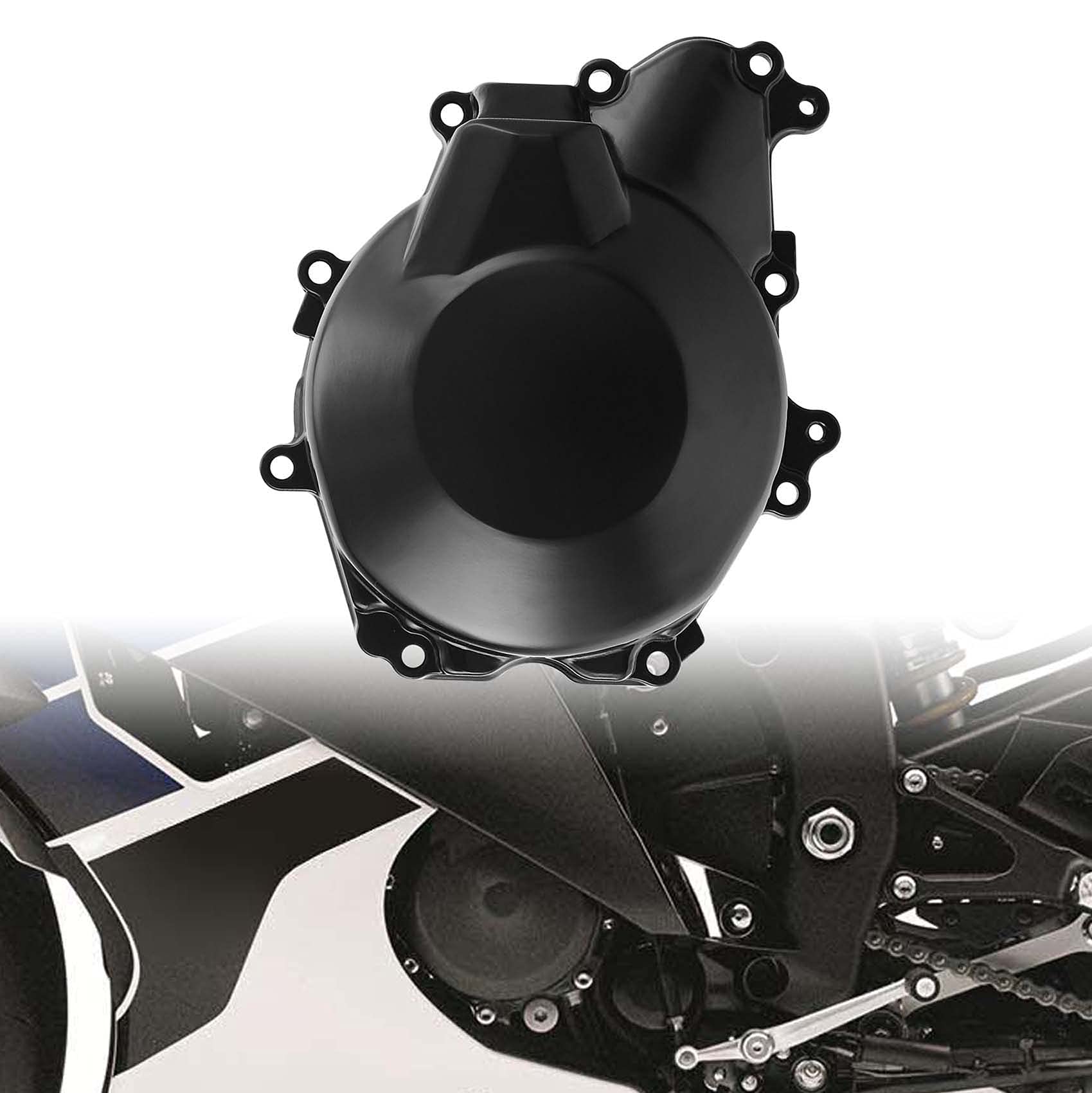 Protezione carter motore statore sinistro per moto, adatta per Yamaha YZF-R6 2003-2005 e YZF-R6S 2006-2010