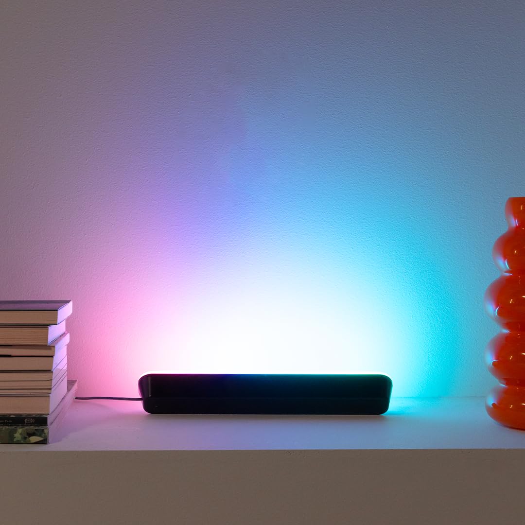 WiZ Barras de Luz Gradient - RGBIC - Colocación versátil - Fácil configuración, se Conecta a Wi-Fi - Control con App/Voz, Funciona con Google Home, Alexa y HomeKit.