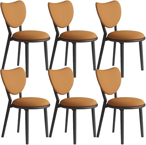 Miniatura 54 de YVYKFZD Juego de sillas de comedor de madera maciza, sillas de cocina sin brazos con respaldo, silla de comedor de cuero tapizada, silla auxiliar
