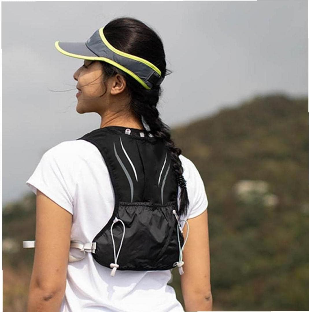 5l Running Hydration Vest Backpack Lightweight Trail Running Hydration Pack Hydration Vest Bag for Black 37x18x7.29cm