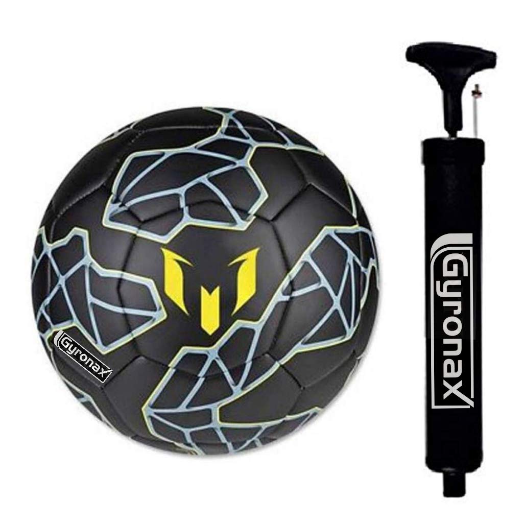 Gravin Messi Football with Football Pump Combo & Air niddle, Size 5 No (black) (B07VNYL664) Amazon Price History, Amazon Price Tracker