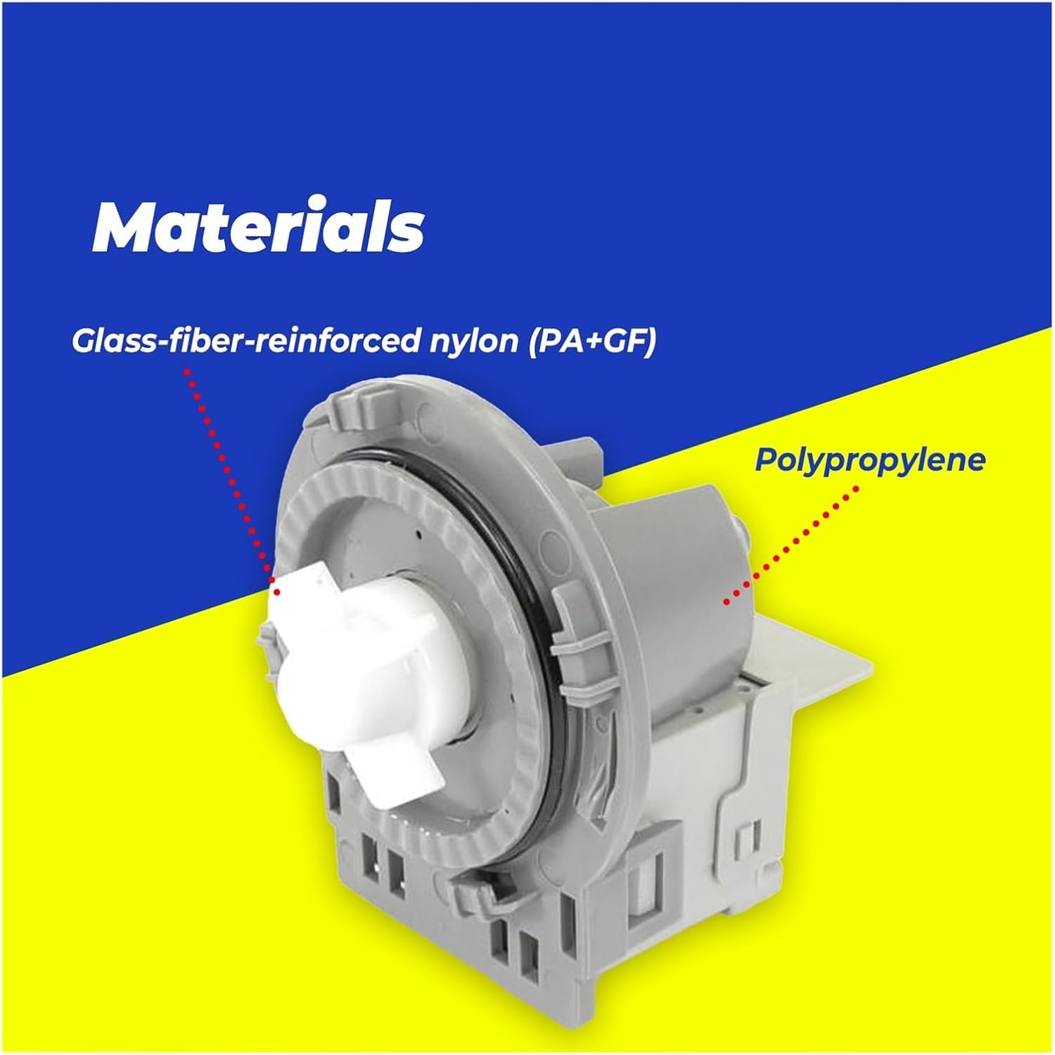 食器洗い機排水ポンプモーター交換部品、MIDEA対応、Whirlpool対応、2718A 11001011001029 120V 6