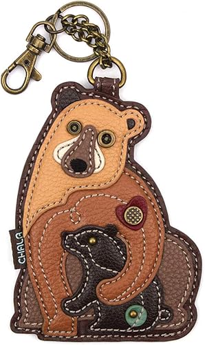 CHALA Wilderness Collection - Llavero decorativo para mujer, Varios colores, Dos osos