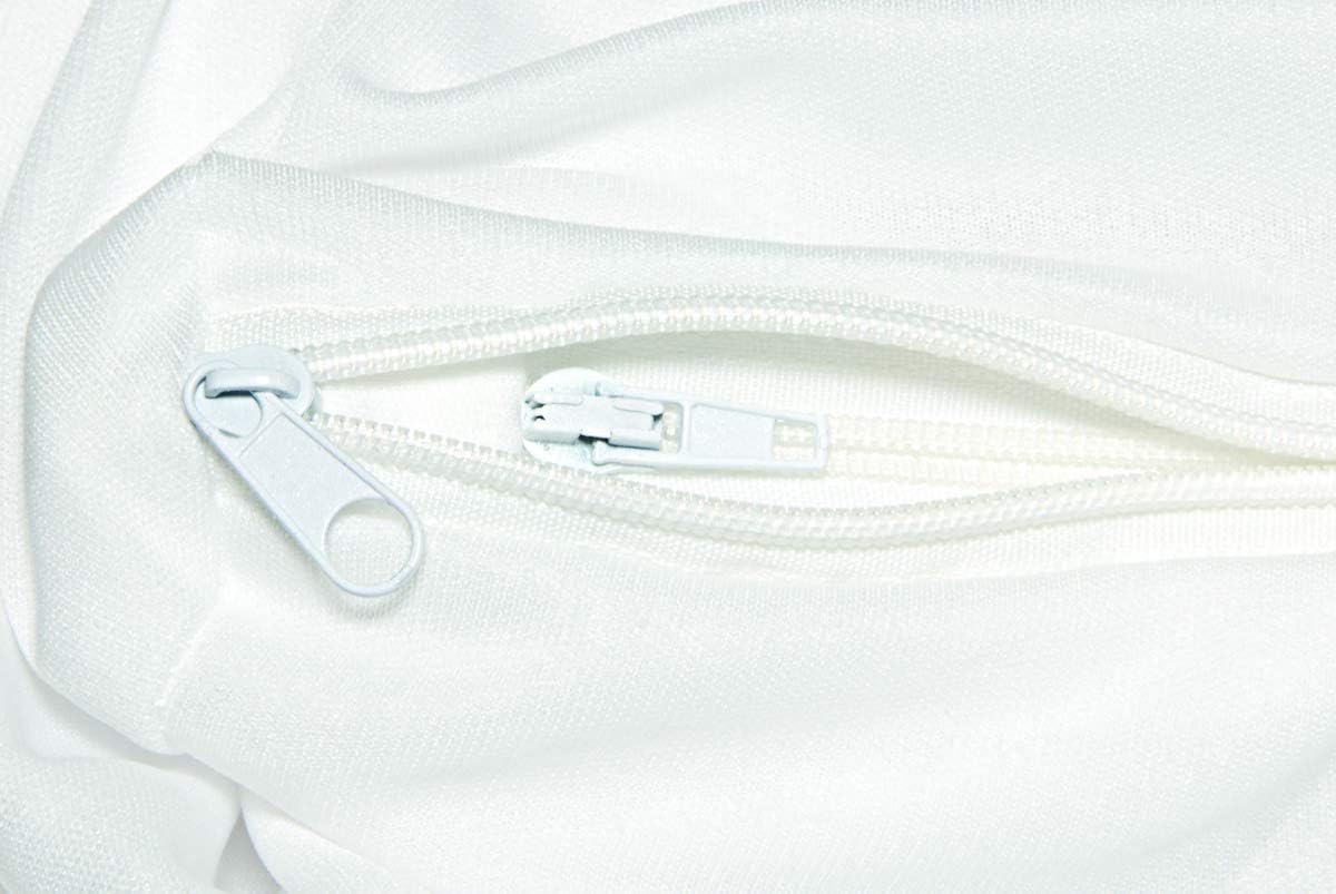 JT Eaton 81TWXLENC Lock-Up Twin XL Mattress Encasement, White - Bedbug Protection, Durable Stretch-Knit Fabric