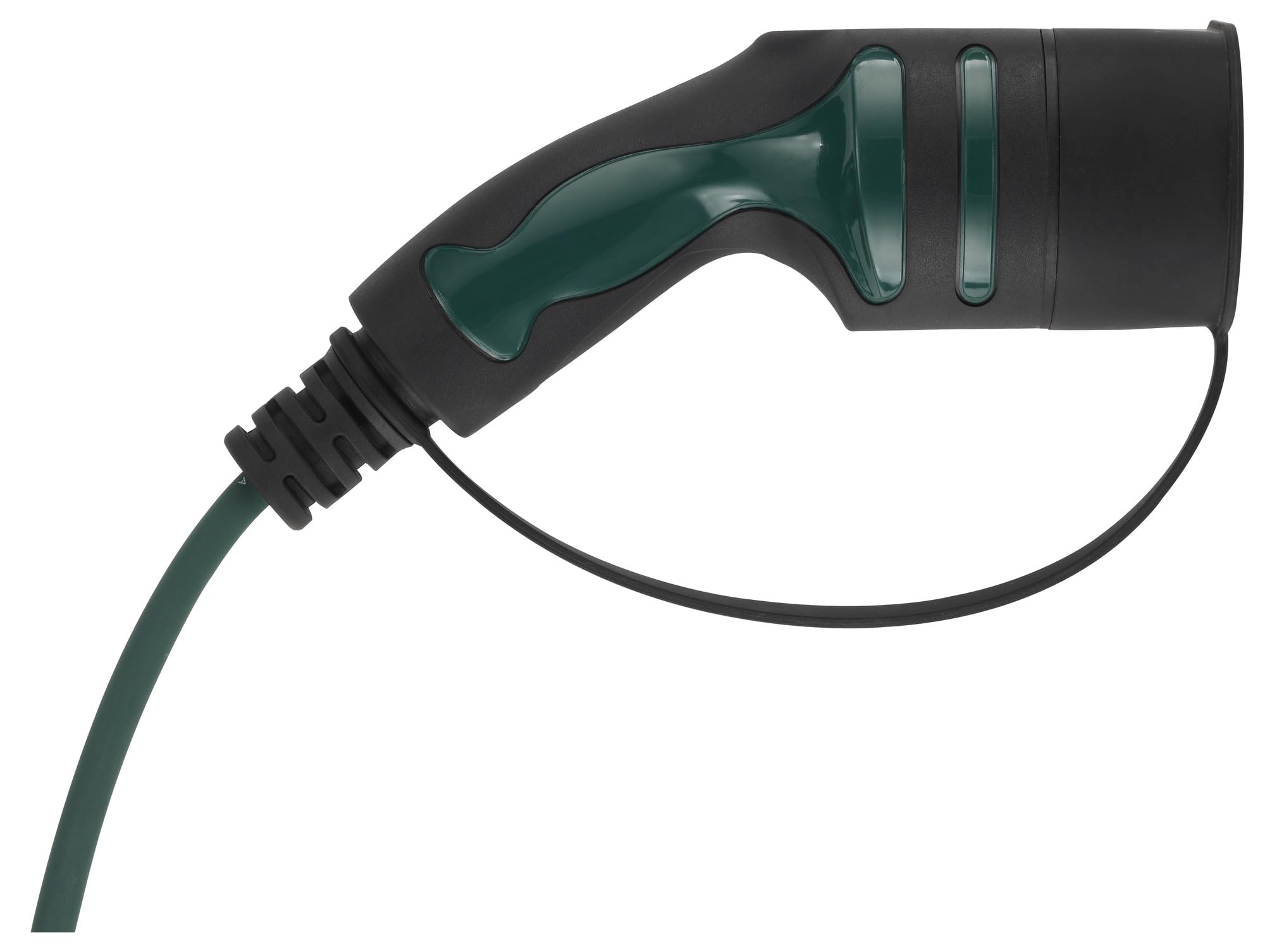 Masterplug Cable de Carga VE para Vehículos Eléctricos e Híbridos, 5 Metros, Modo 2, Enchufe Schuko de 3 Pines EU a Cargador de Coche Tipo 2, 2,3kW, 10A, EVCM221005G/EU
