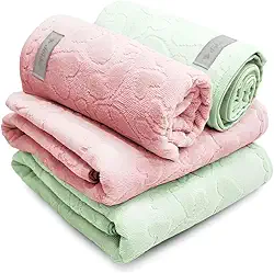 Jogo de Banho 4 Peças Romance Dohler Aveludada 100% Algodão Toalha Fio Penteado Coração Borboleta (Verde/Rosa 11033)