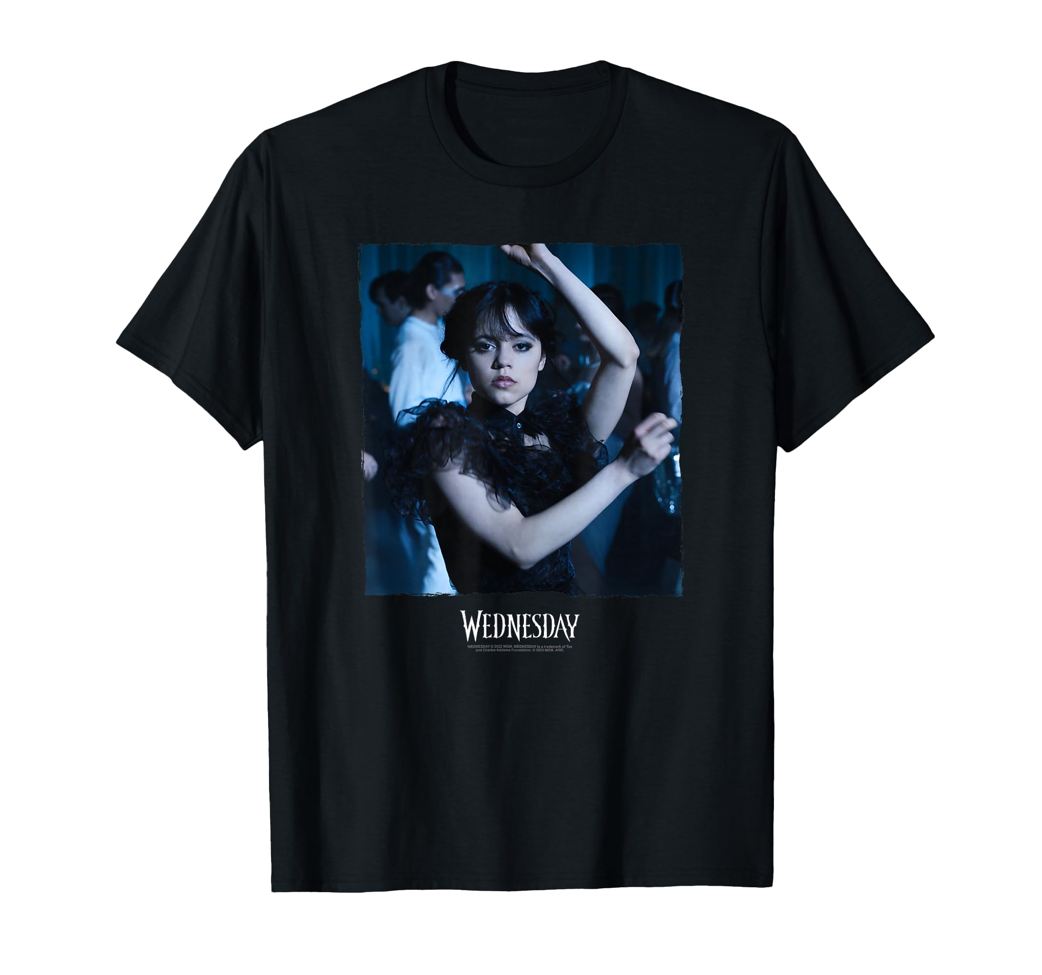 Dark Dancing Queen Wednesday Photoreal & Logo T-Shirt