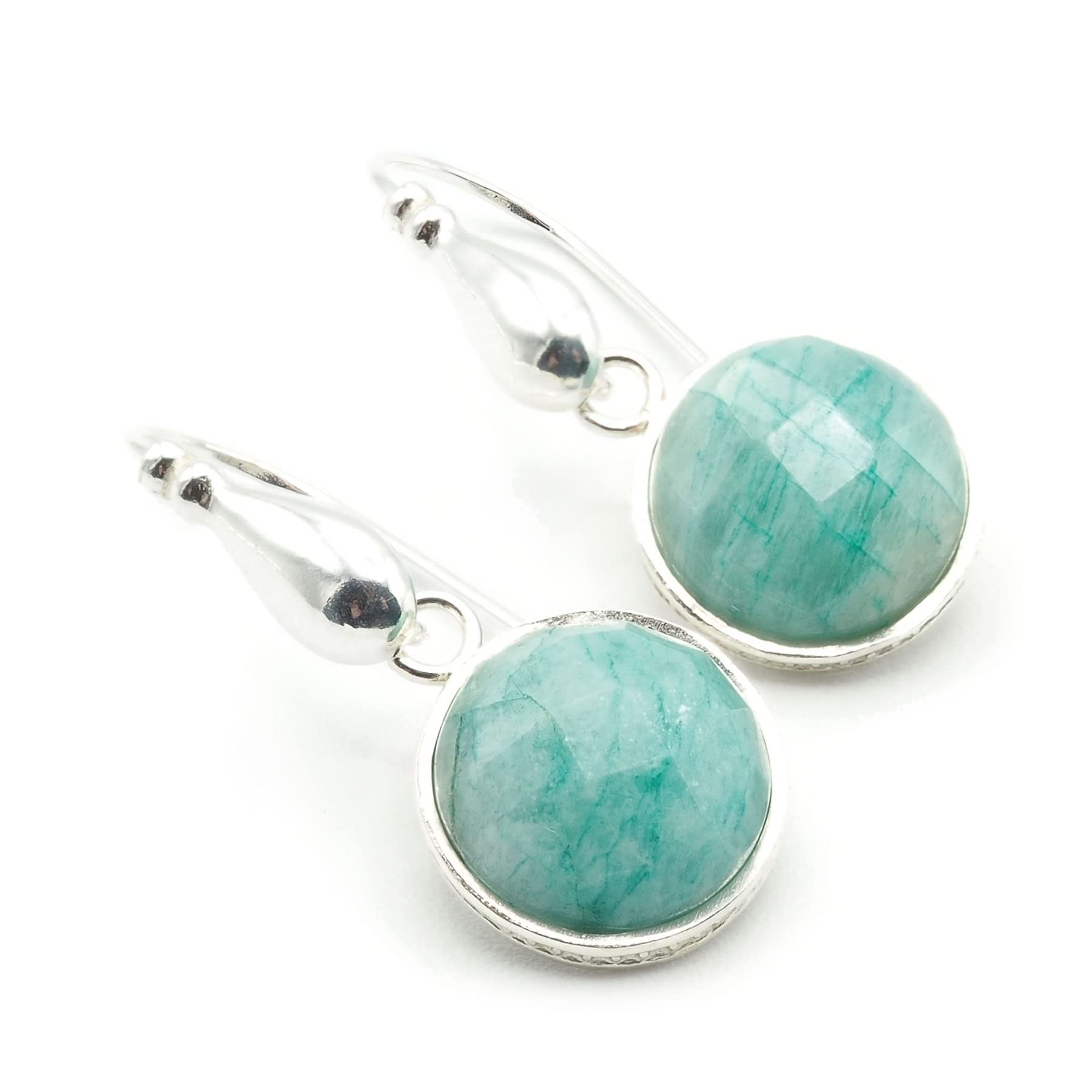 Pendientes Amazonita y Plata 925