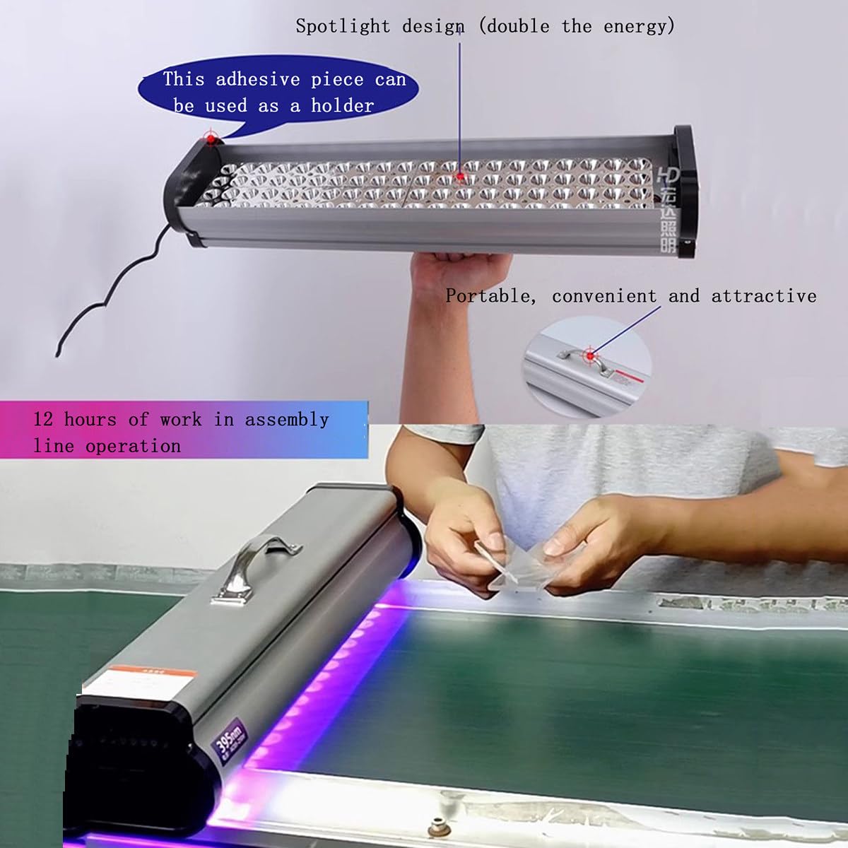 UV Gel Luce di polimerizzazione,500W 1000W 1500W 2000W UV colloidale Lampada di polimerizzazione Adatto per l'inchiostro Verde Olio Esposizione Stampa,polimerizzazione Resina fotosensibile,500W