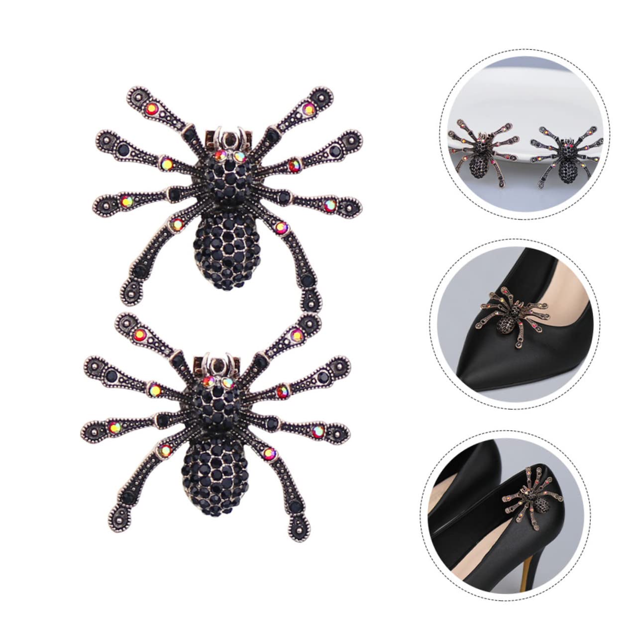 CALLARON Fibbia per scarpe staccabile regalini natale strenne natale decorazioni per scarpe shoes clip incantesimi lacci applique per scarpe fermagli per scarpe décolleté lega