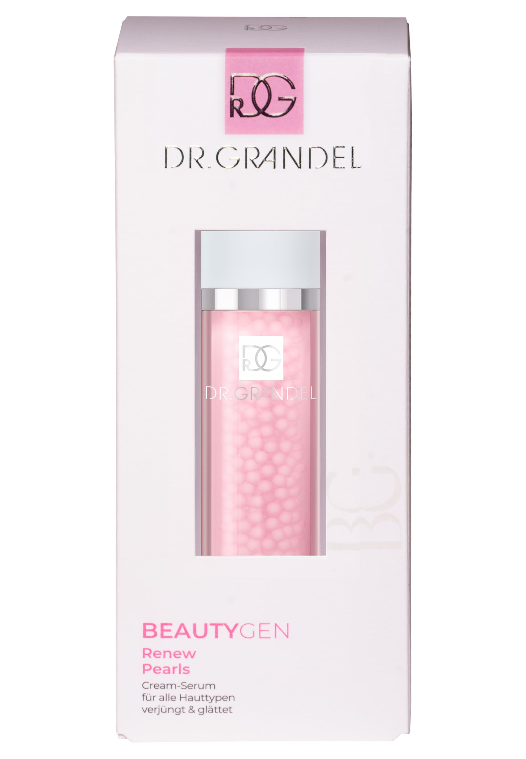 DR. GRANDEL BEAUTYGEN Renew Pearls 2-Phasen Creme-Serum 50 ml | Für Gesicht, Hals & Dekolleté, mit Pflegeperlen & Feuchtigkeits-Boost, verbessert die Elastizität, Anti-Aging Pflege