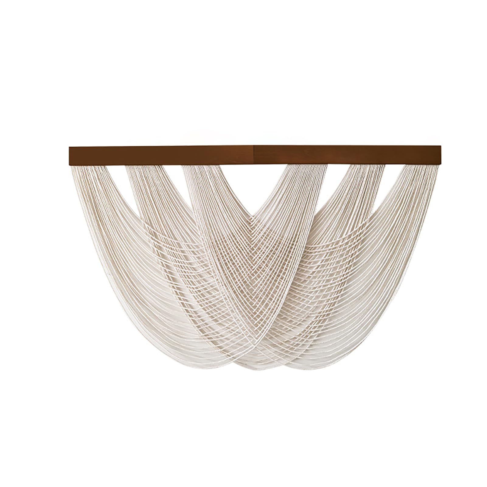 Genérico Gran Tapiz De Macramé, Tapiz Artesanal De Hilo. Decoración De Pared De Macramé para El Hogar, Decoración Boho para El Dormitorio Y El Salón,Blanca