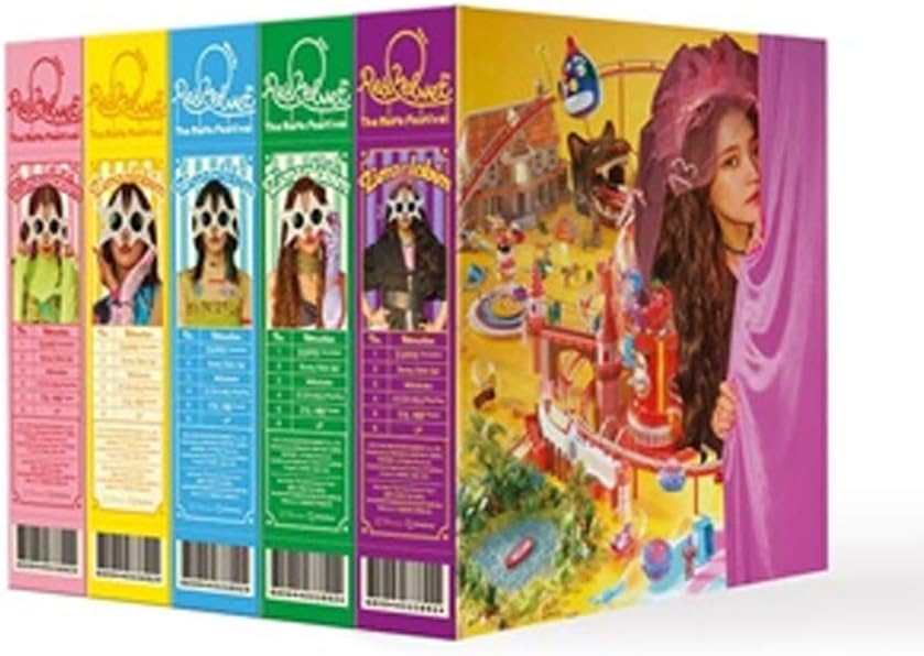 [Set] RED VELVET 6th Mini Album - The Reve Festival Day 1 (Day 1 ver 5SET) 5CD + Without Poster