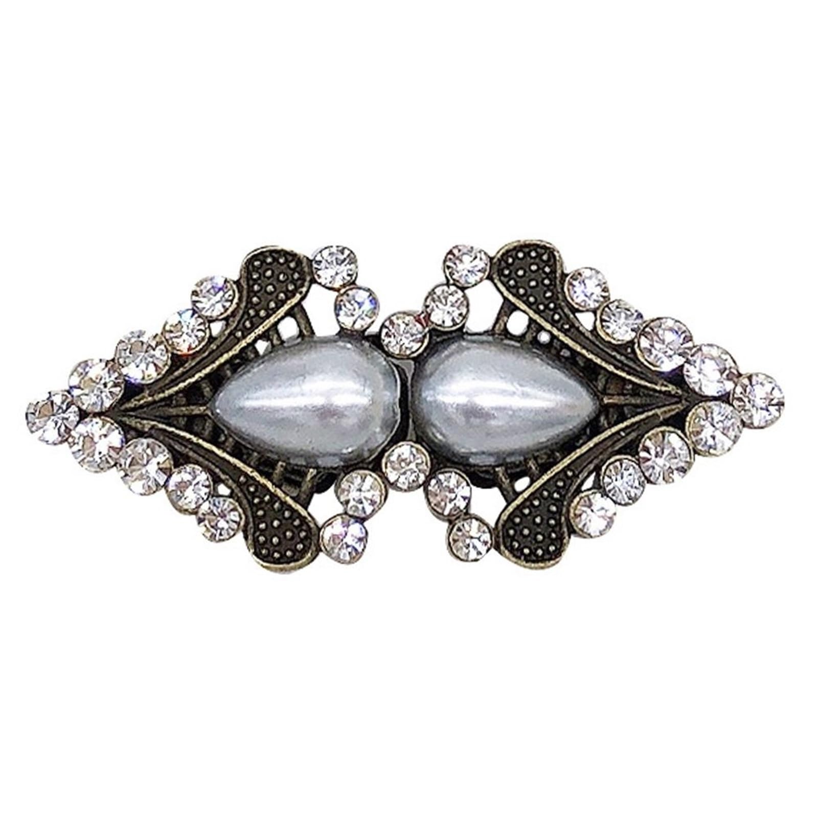 Post Box 3pcs Brooches Pins Dress Shirt Vintage Shawl Collar Clasp Brooch Sweater Swirl Clip Cape Cloak Clips(L)