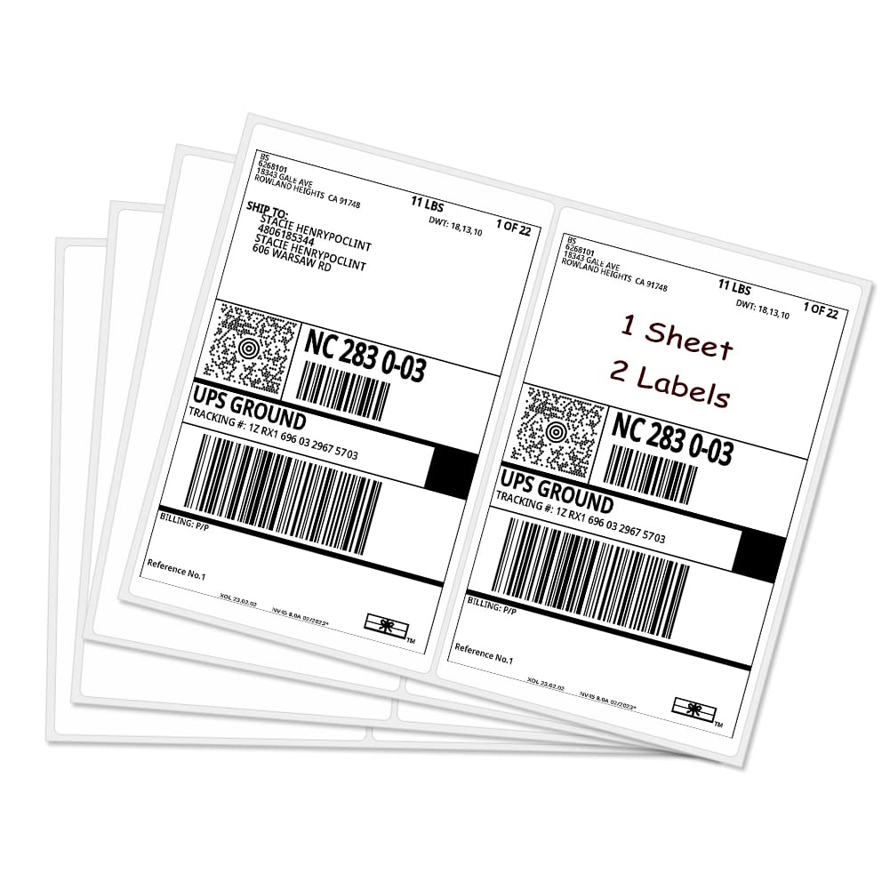 Etichette Con Angoli Arrotondati In Fogli - Spedizione Gratuita - Foto 2