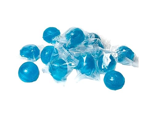 Washburn - Bolas de menta de menta azul hielo envueltas individualmente, 2 libras