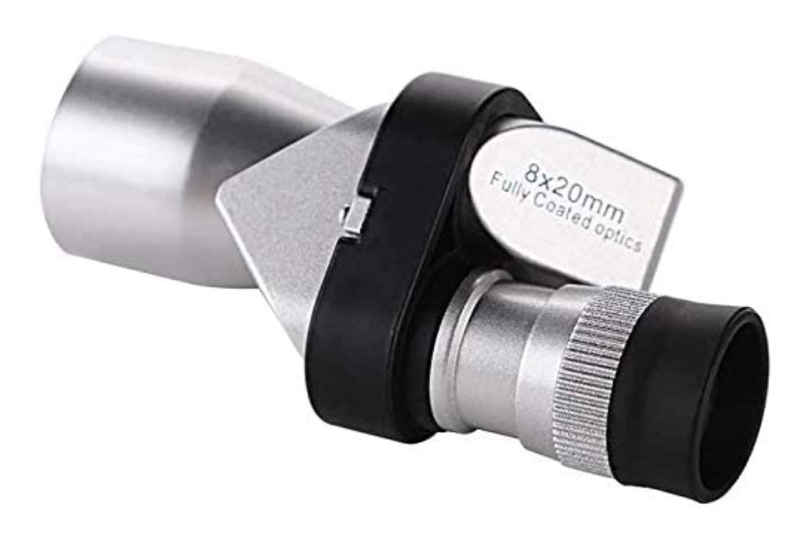 Télescope monoculaire portable en aluminium robuste avec grossissement d'angle 8x