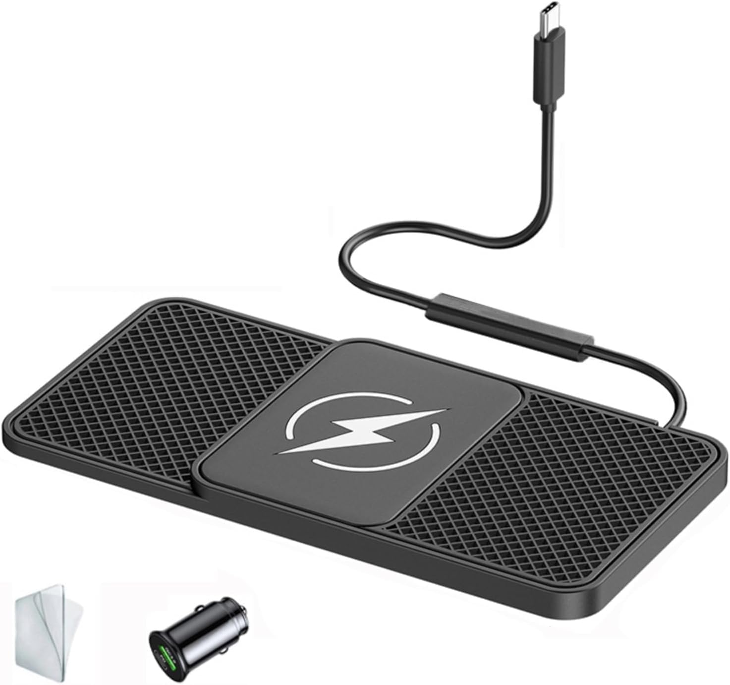 Caricatore Wireless per Fiat Multipla II 2009-2015, Pad di Ricarica 20W