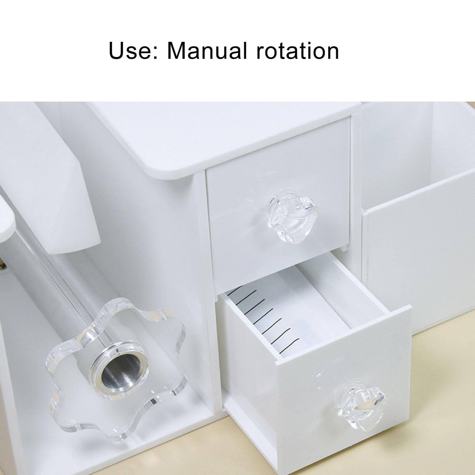 Macchina per La Fioritura delle Ciglia, Rotazione Manuale, Macchina per La Fabbricazione di Ventagli di Extension per Ciglia di Facile Utilizzo con Cassetto per Salone E Uso Domestico