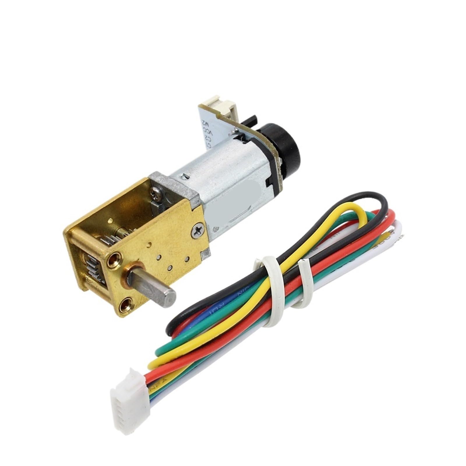 NVSFZGIYG CHF-GW12T-N20VA DC 3V 6V 12V Micro Gear Motor Low Speed 7PPR Encoder Mini Reducer Reduction(Ratio 1030,DC12V A35)