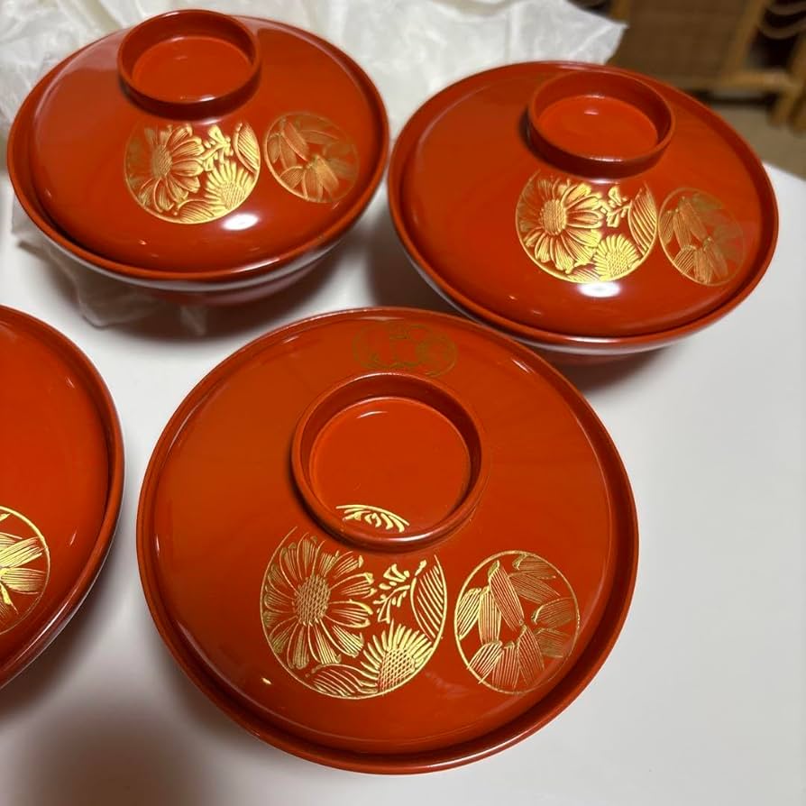 和島塗り　蓋付きお椀 輪島塗漆器の工房直販 輪島塗太郎 / 輪島市 塗太郎 / 輪島塗 蓋