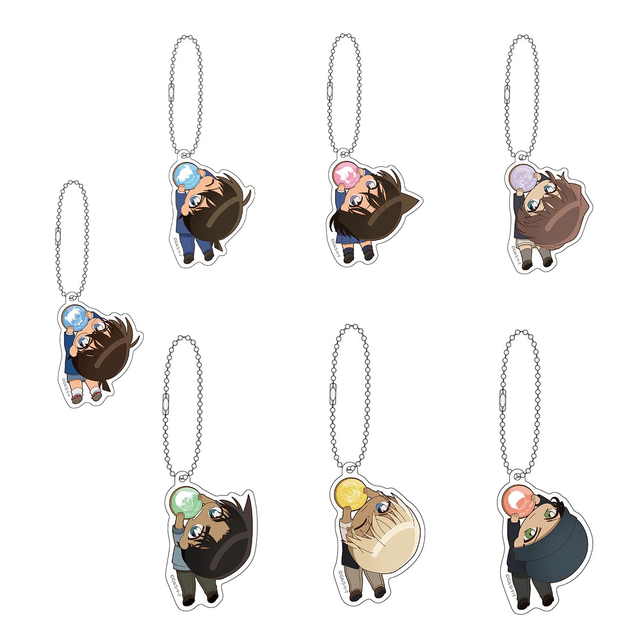 名探偵コナン　①　アクリルキーホルダーコレクション　プレイバック6種 名探偵コナン × minidoll】M26「黒鉄の魚影」ミニフィギュア