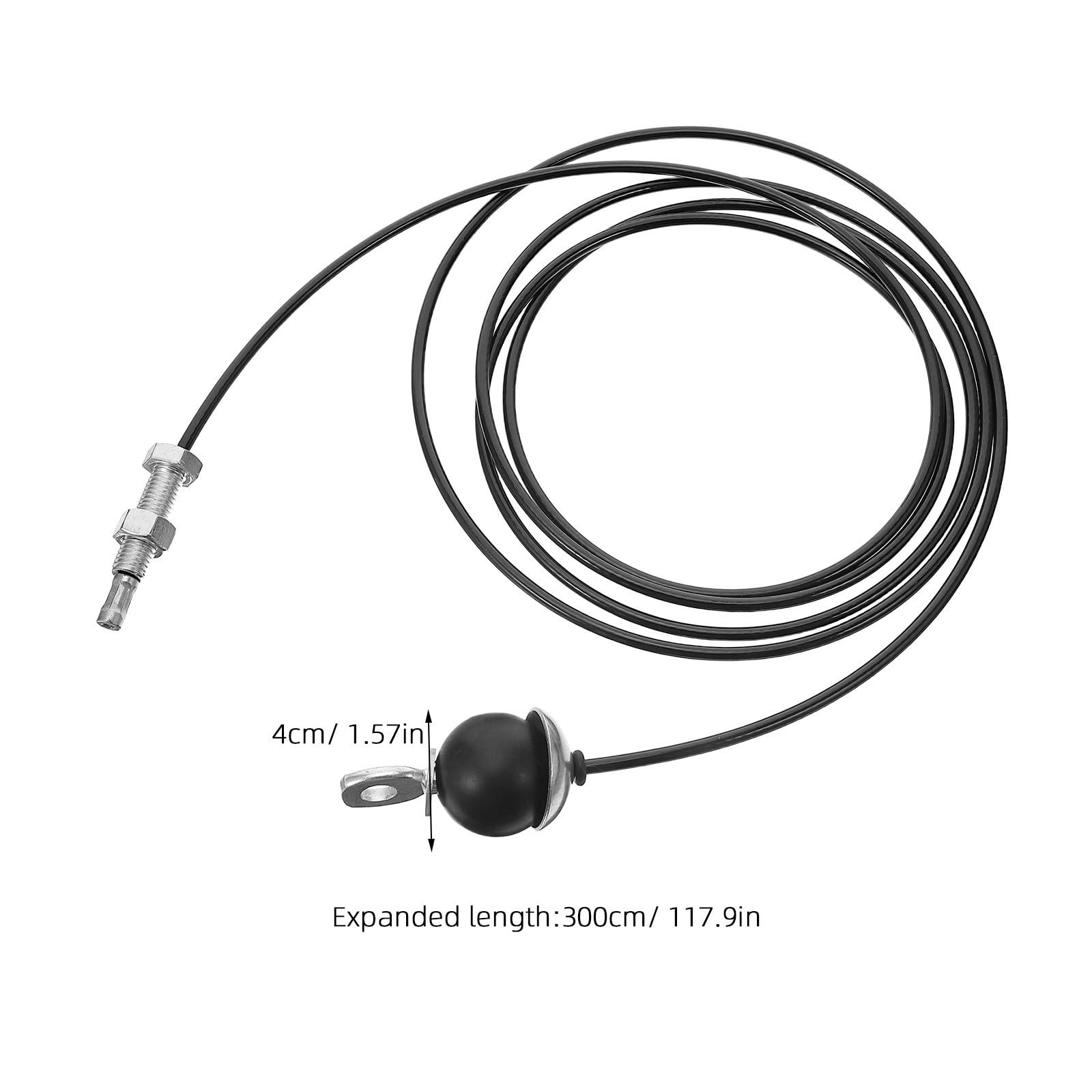 SHINEOFI Cable de Polea de Acero 5mm para Gimnasio y Entrenamiento