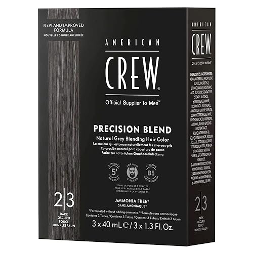 Miniatura 7 de American Crew Tinte temporal para cabello para hombre, tinte temporal para el cabello, cobertura de gris natural, ceniza media, 1.35 onzas líquidas