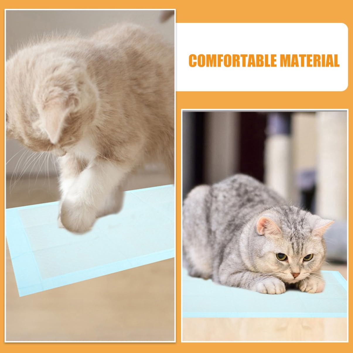 UPKOCH 100piezas Empapadores Desechables para Mascotas Súper Absorbentes para Entrenamiento De Cachorros para Interiores y Exteriores para Perros y Gatos Pequeños