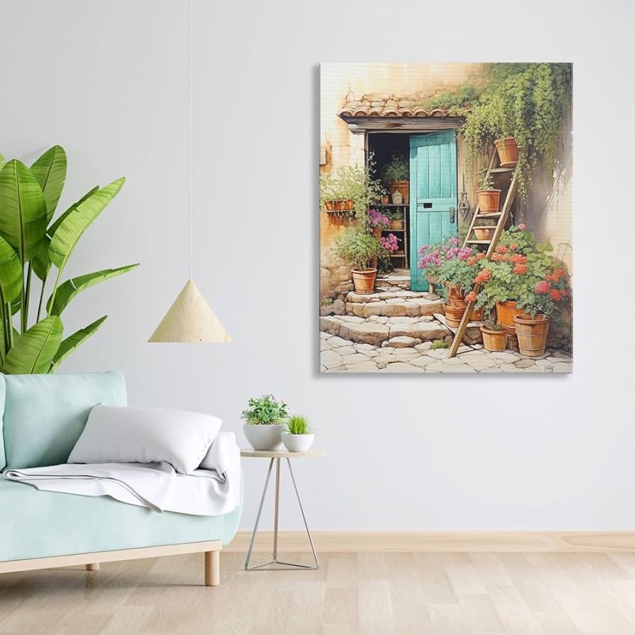 Tuscany Floral ゴブラン織　壁掛け　USA Amazon.com: BERRY Tuscany Tapestry Italy Old Stone Wall