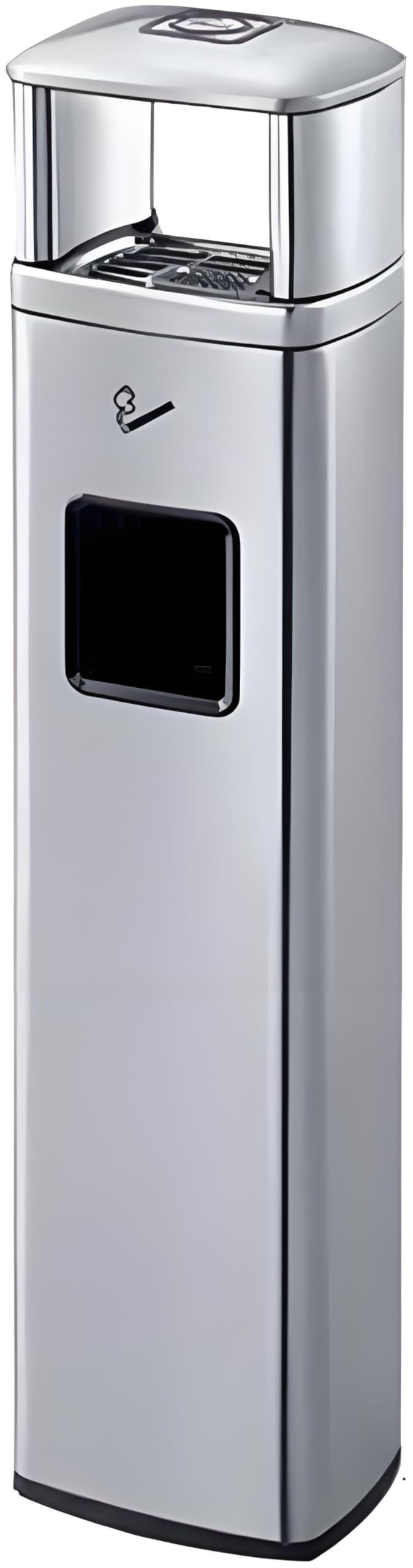 Cendrier de terrasse coupe-vent en inox pour des soirées en extérieur sans fumée