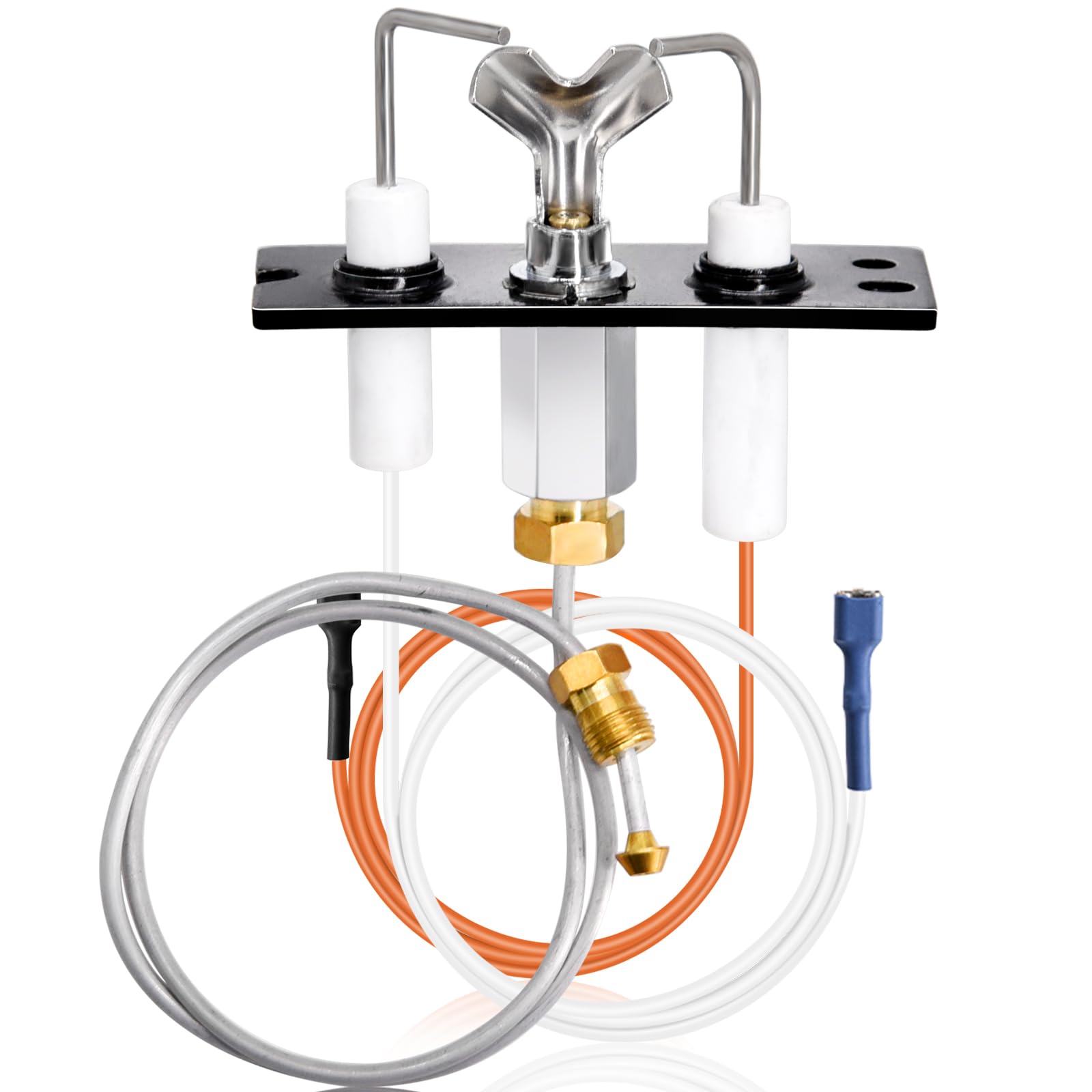 Hiorucet 2090-012 Natural Gas IPI Pilot Assembly Kits for Heatilator, Heat N Glo, Quadra-Fire, Outdoor Lifestyle and Majestic Fireplaces Parts, Doesn't Work with DSI, HSI or Standing Pilot Units.