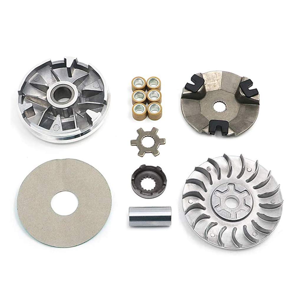AUTOVIC Complete Variator Kits, for Yamaha JOG50 Tng Adly Aprilia 50cc 49cc 2 Stroke Scooter Variator Clutch Kit