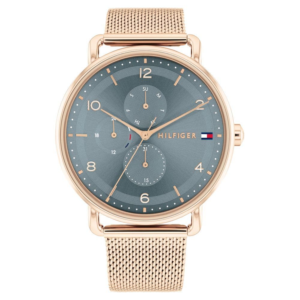 Tommy Hilfiger Quartz Multifunction Blue Stainless Steel Strap for Women-TH1782664 (B0CW9Q12CM) Amazon Price History, Amazon Price Tracker