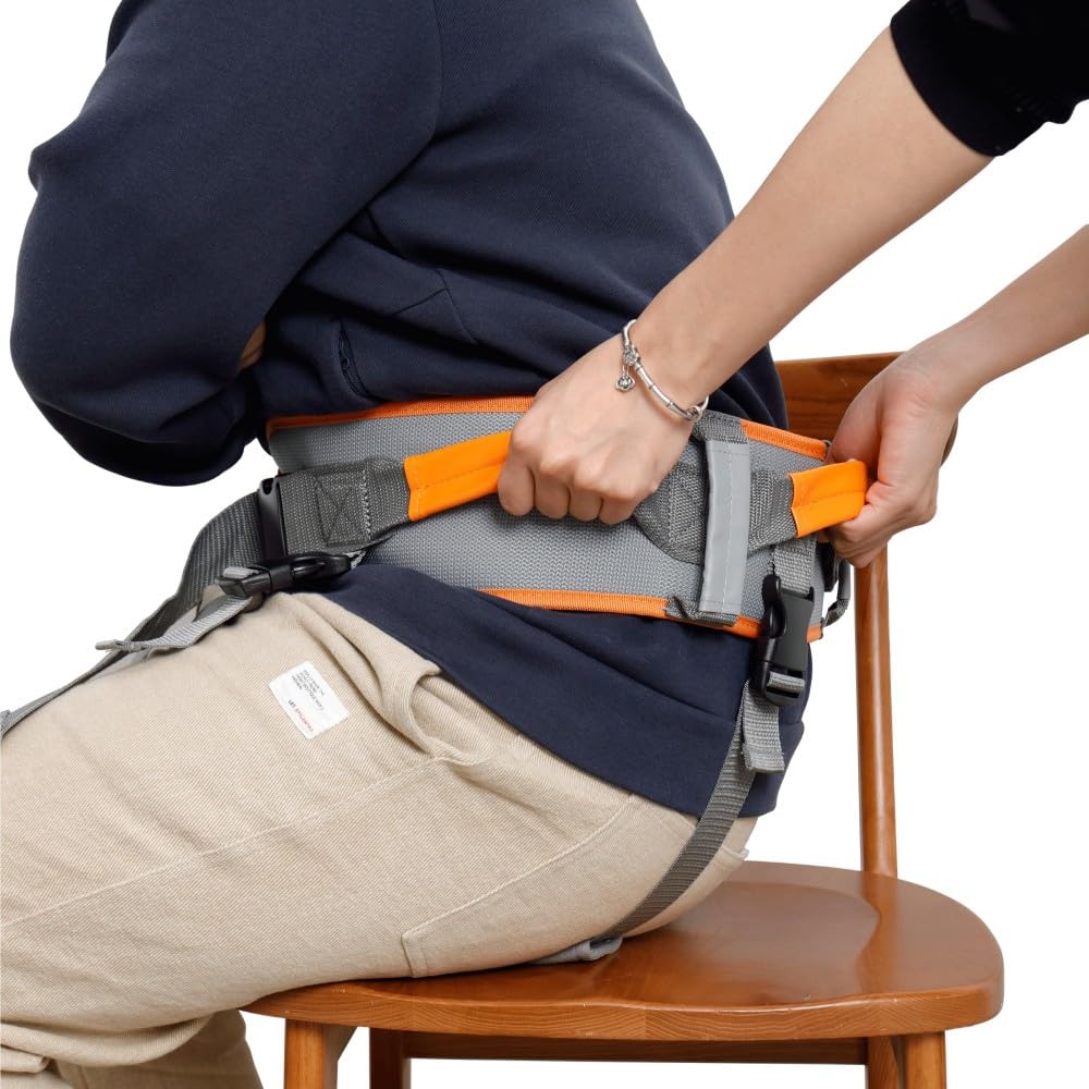 Cinturón de marcha con asas utilizado como cinturones de puerta para terapia física, cinturones de puerta médicos para ancianos, o cinturón de seguridad para ancianos que caminan o transfieren en