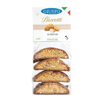 Giusto Sapore Italian Soft Cantuccini- Classic - 250g - Premium Gourmet Brand - Imported from Italy and Family Owned