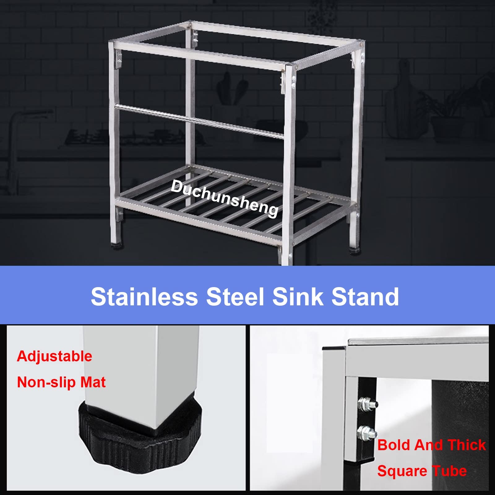 Edelstahlspüle Spülbecken, Spültisch Mit Armatur, Outdoor Küche Garten, Freestanding Stainless Steel Sink, Spülenschrank Mit Spüle Armatur, Miniküche Singleküche Mobiles Camping Waschbecken