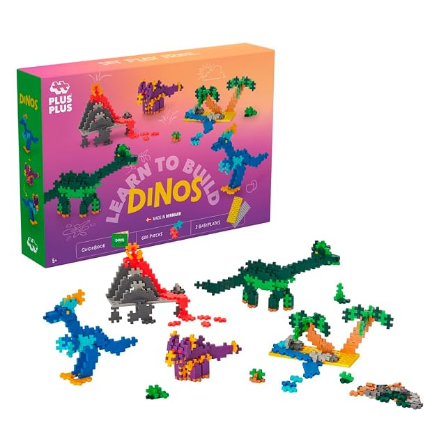Plus Plus - Aprende A Construir Dinosaurios