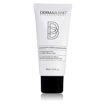 Dermablend Poresaver Matte Primer Face Makeup for Oily Skin, Lightweight Pore Minimizing & Blurring Face Primer, 24HR Wear, 1.0 Fl. Oz.