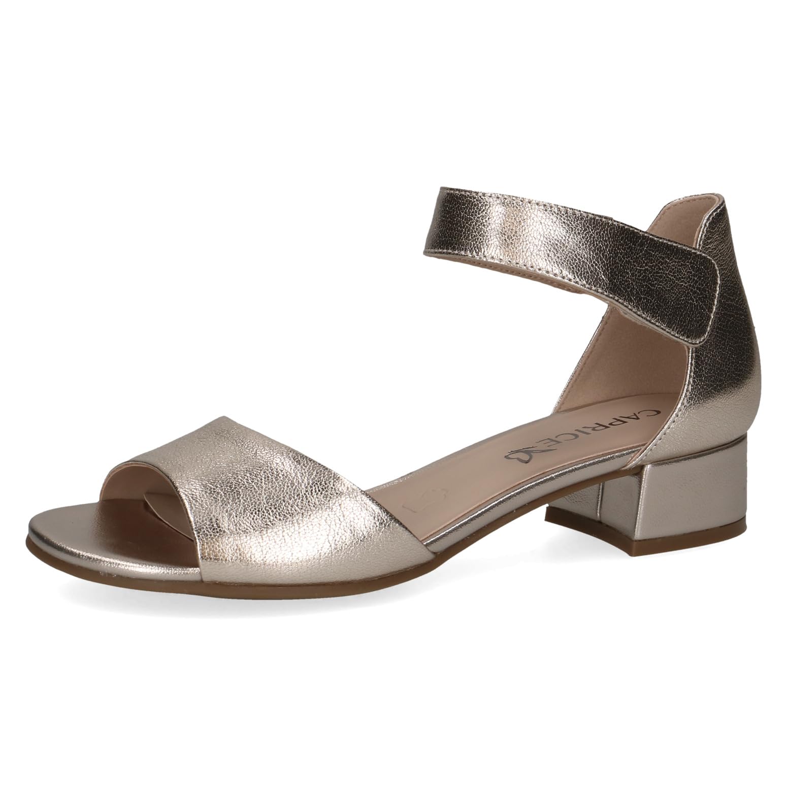 CAPRICE Donna 9-​28212-​42, Sandali con tacco Donna, PLATIN METAL, 38 EU