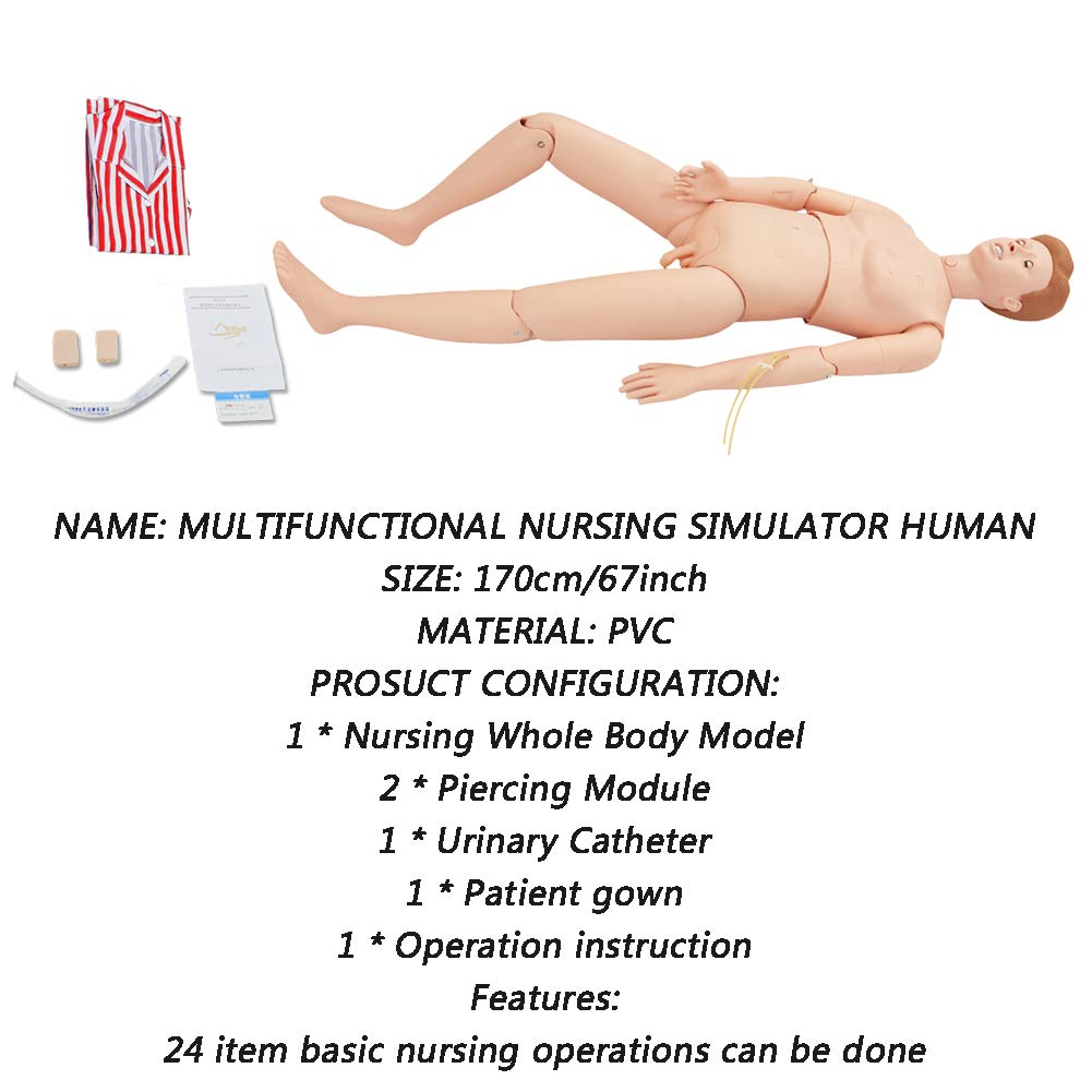 Nursing Training Manikin - Life Size Human Anatomical Model - View #5
