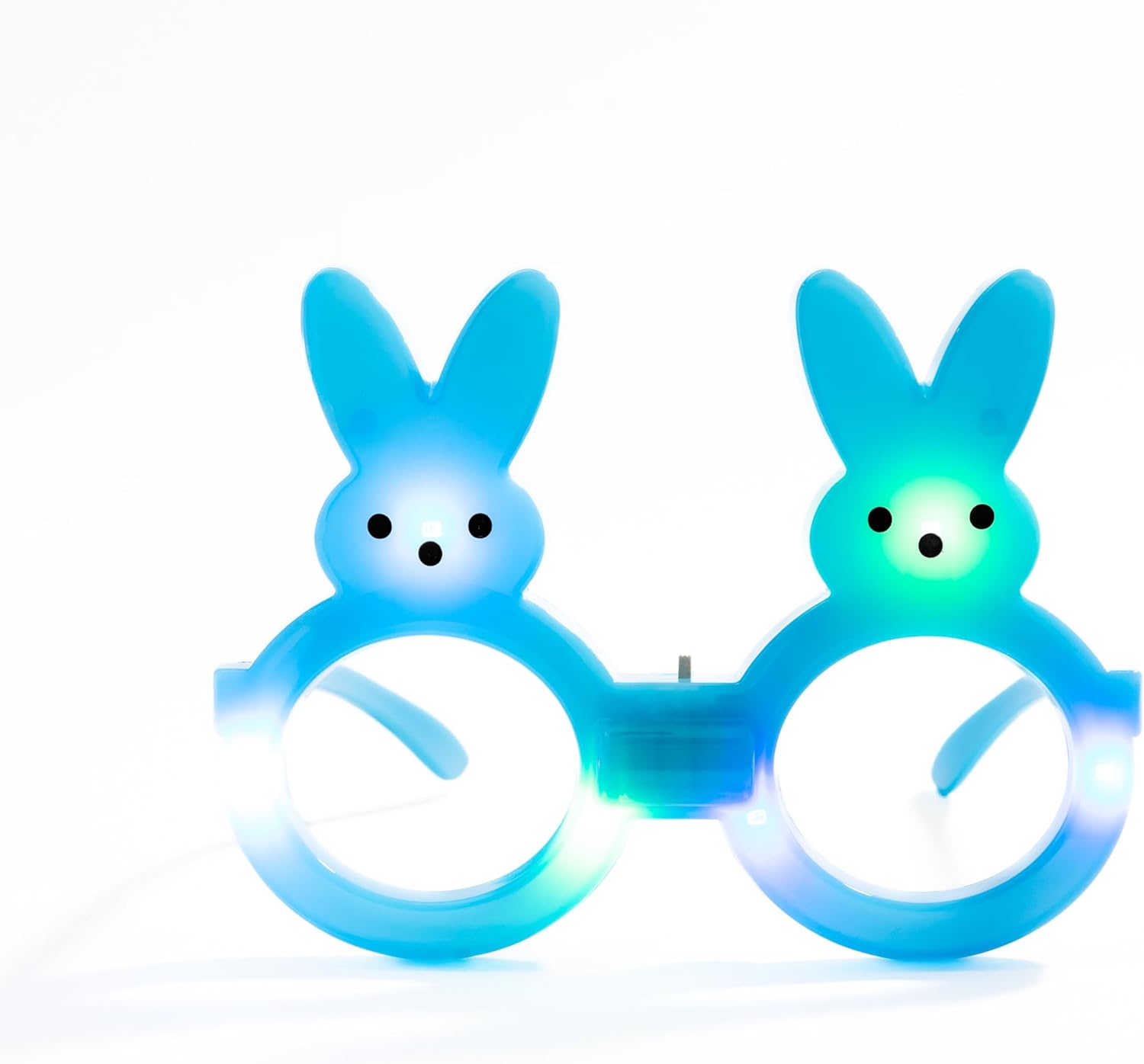 PEEPS Light Up Bunny Glasses for Kids – LED Glowing Novelty Toy Eyewear Party Favor Accessories for Dress Up, Birthdays & Events (Easter PEEPS, 6 Pack)