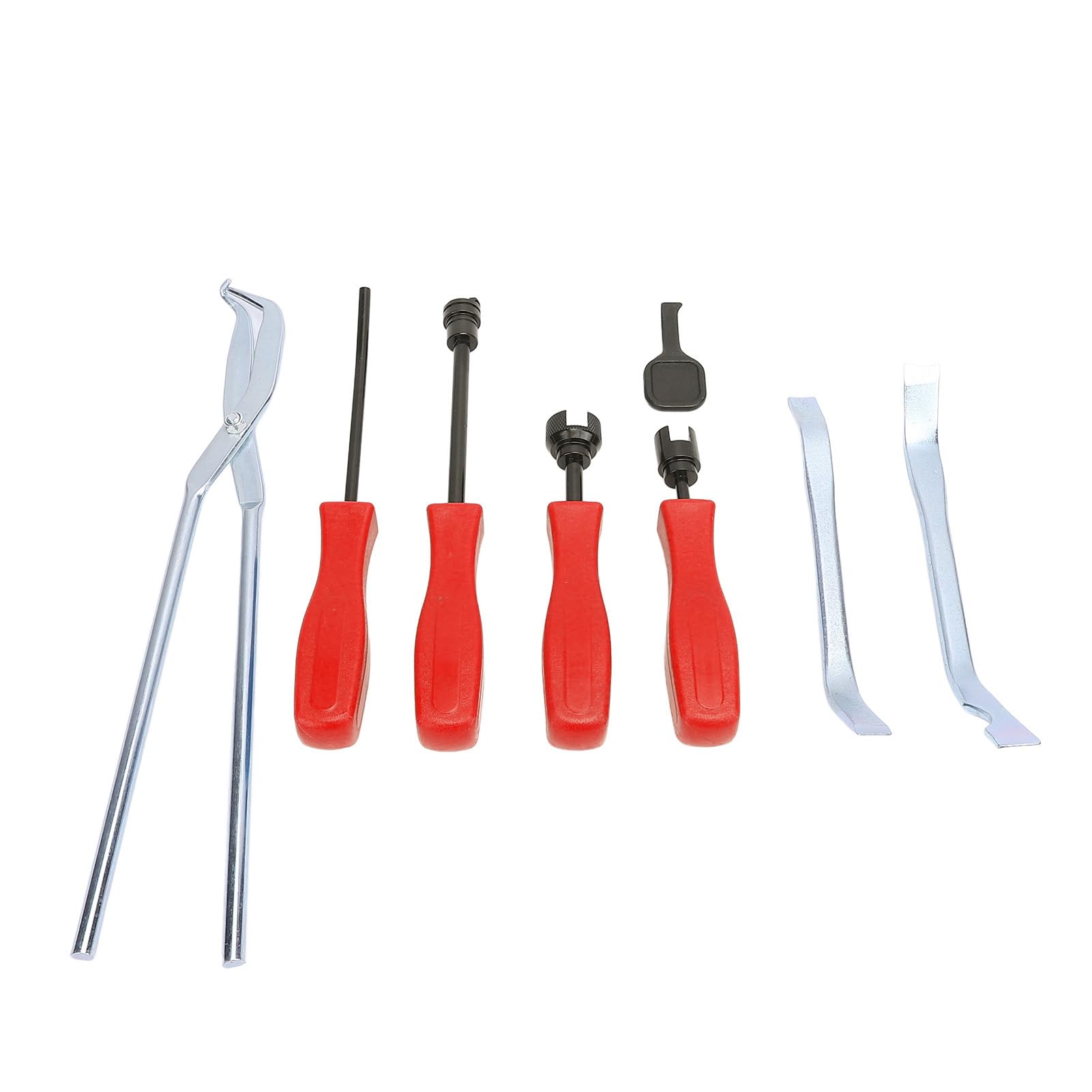 Kit di Attrezzi per Freni a Tamburo, Pinze per Molle Freno da 8 Pezzi con Cucchiaio di Regolazione, Strumento di Rimozione Installatore per Auto e Camion Leggeri