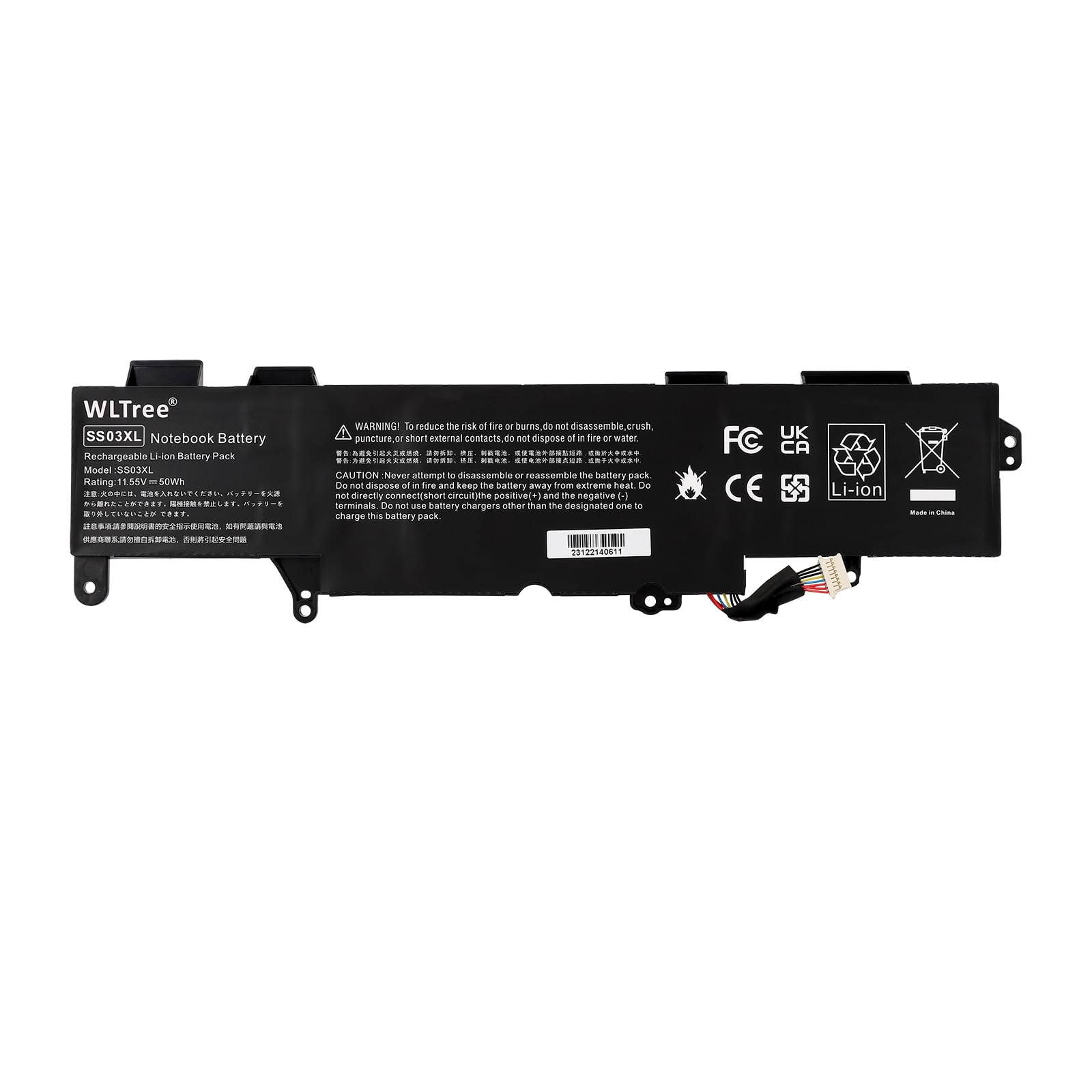 Batteria HP SS03XL Per EliteBook E ZBook - 11.4V 4100mAh - Foto 2