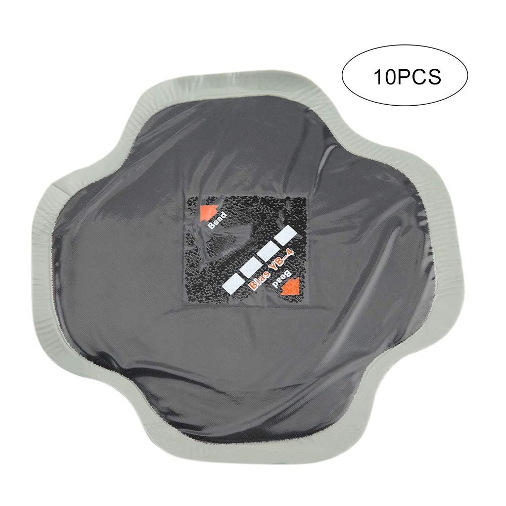 10Pcs 90mm Car Natural Rubber Tire Tyre Puncture Repair Cold Roud Patch