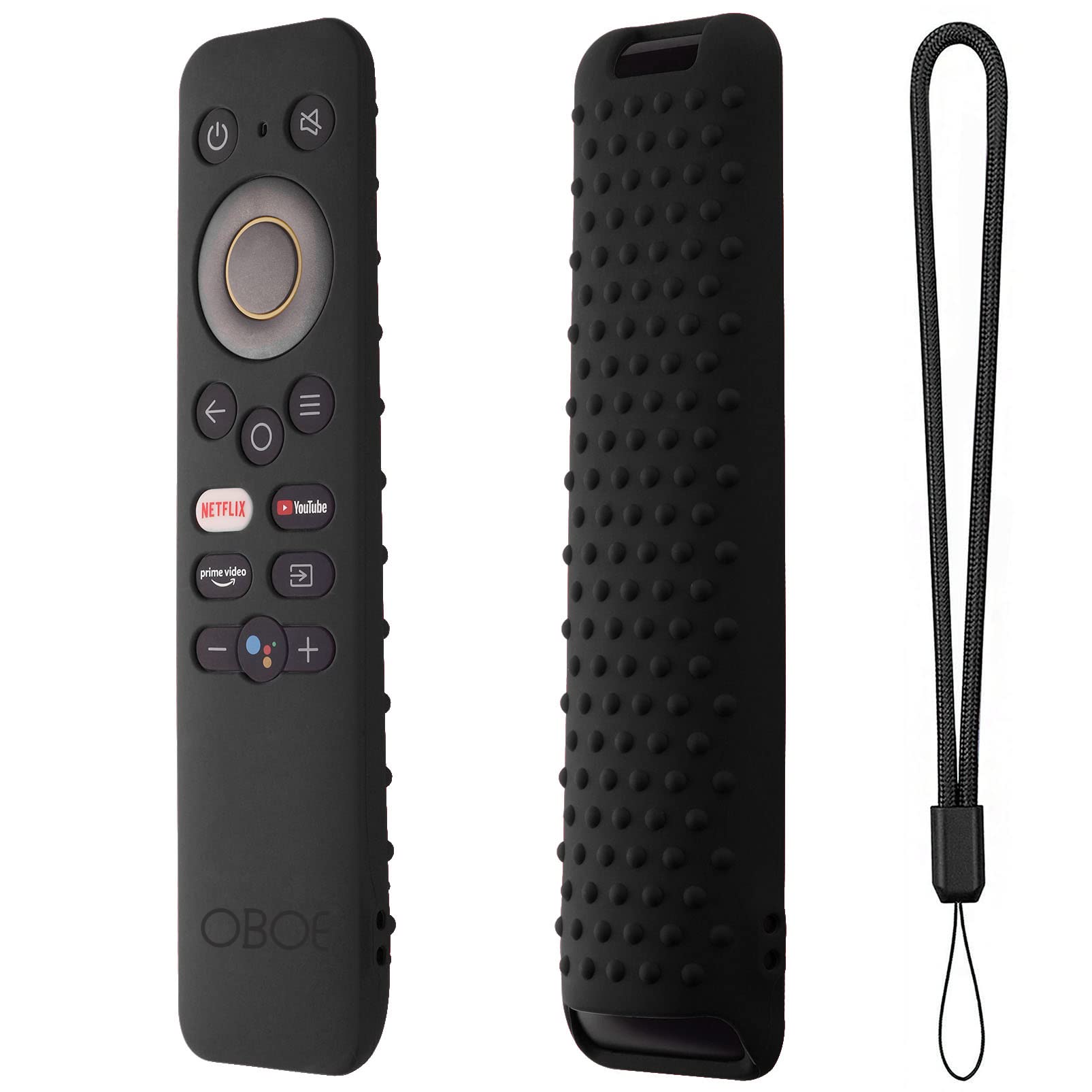 Oboe Silicone Tv Remote Cover Compatible with REALME Smart LED TV Remote Protective Case with Remote Loop (Black) [Remote NOT Included] (B0B1F79XCY) Amazon Price History, Amazon Price Tracker